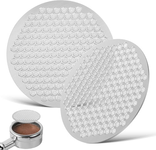 Kichvoe 52Mm Reusable Espresso Puck Screen Coffee Filter Mesh for Portafilter Compatible with Most Coffee Machines Home and Cafe Use