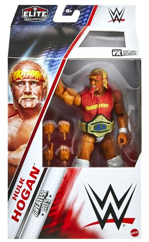 WWE Hulk Hogan Beißendes Stirnband) Elite Greatest Hits 7 Spielzeug-Wrestling-Actionfigur