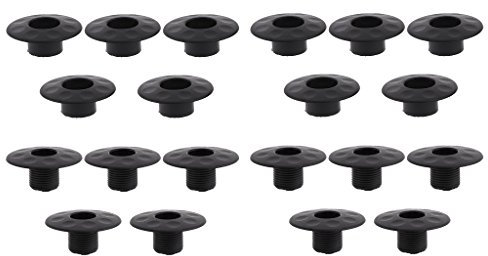 MagiDeal Tischfußball Zubehör -dix Gleitlager Set, Kickerstangen Gleitlager mit Gewinde - Foosball Bearing Set