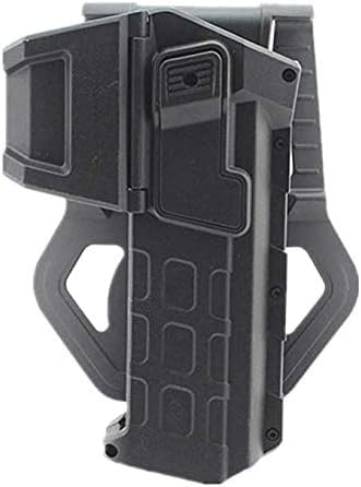 Gexgune Taktische bewegliche Pistole Holster mit Taschenlampe oder Laser montiert rechte Hand Taille Gürtel Pistole Holster für Colt 1911