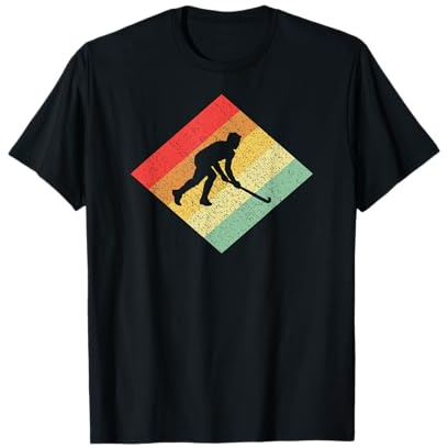 Retro Vintage Hockey Geschenk für Hockeyspieler T-Shirt