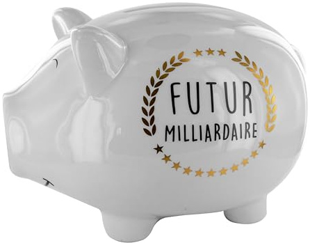 THE CONCEPT FACTORY - Ti3083 - Tirelire Cochon XXL Drugstore Gift Idee Cadeau Tirelire Bocal À Message