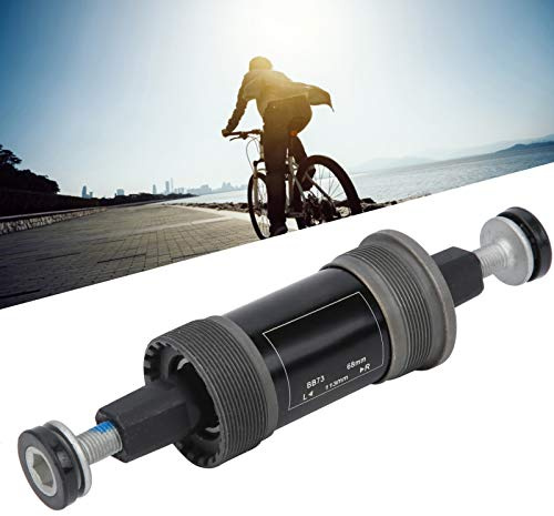 Boîtier de Pédalier Scellé de 68 mm roulement à Billes de pédalier vélo Axes de Pédalier pour Vélo Boîtier de Pédalier Conique à Cartouche Carrée Noir pour Vélo Axes de pédalier