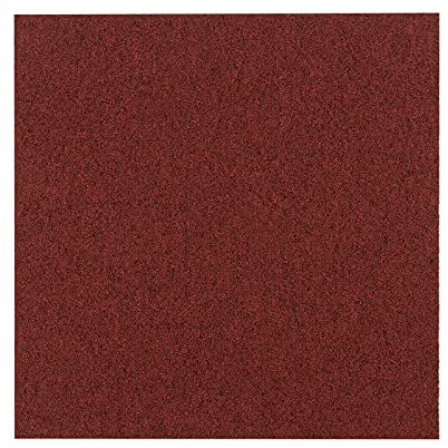 Nylon Teppichfliesen 50x50 cm - Edinburgh - selbstliegend & rutschhemmend - Fliesen Teppichboden Auslegware Fußbodenbelag - in vielen Farben erhältlich & kreativ kombinierbar (Rot EDG135F08)