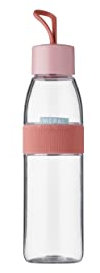 Mepal - Botella de agua Ellipse - Botella de agua reutilizable - Botella a Prueba de Fugas apta para Bebidas Carbonatadas - para Adultos y Niños - Sin BPA - 500 ml - Vivid mauve