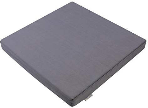 7even Hochwertiges Loungekissen Outdoor 40x40 - Taubenblau-Blaugrau Wetterfestes Sitzkissen für Gartenmöbel, Balkon & Terrasse 40x40x5 cm