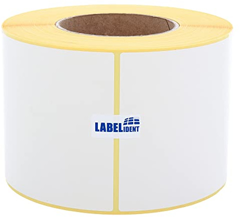 Versandetiketten DHL, DPD, Fedex, GLS, Hermes, UPS - 100 x 200 mm - 900 Thermo-Top Papier Aufkleber, Thermodirekt Etiketten selbstklebend, Thermoetiketten auf 76 mm Kern