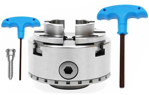 awolsrgiop Mandrino a 4 ganasce, mandrino autocentrante M33 per tornio tornio, coltello a tornio autocentrante