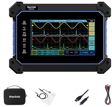 Hantek TO1112 Touch screen Oscilloscopio digitale 2 canali 110 MHz Hanheld Tavoletta Digitale Oscilloscopio