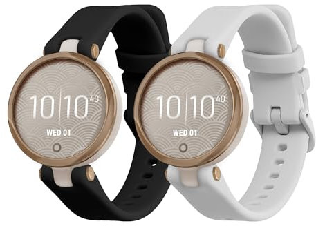kwmobile Bracelet compatible avec Garmin Lily Sport bracelet - 2x bracelet de rechange en silicone pour fitness tracker
