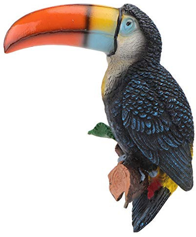 CORHAD 1pc Harz Großen Mund Papagei Vogel Ornament Garten Harz Handwerk Für Yard Home Dekoration