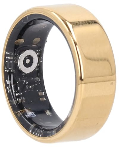 ciciglow Smart Ring, Gesundheitsring Schrittzähler Kalorien Fitness Tracker Ring, IP68 Wasserdichter Intelligenter Tragbarer Geräte-Sportring (10#)