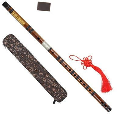 Bambusflöte Professionelles Bitter Qualitäts-Bambusflöte Quer Traditionelle Chinesische Musikinstrumente(Key D)