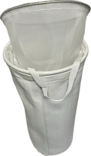 EasyFilter Poche Filtrante 5 Microns avec Bague Intégrée + Panier Skimmer Préfiltre Compatible Desjoyaux – Filtration Très Fine – sans Bague ni Contre-Bague d’Origine