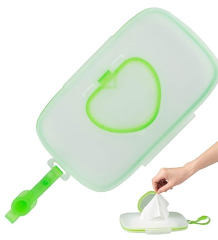 Behälter für Babyfeuchttücher, Reiseetui für Babyfeuchttücher,Leichter Baby-Feuchttuchhalter für Reisetücher - Wiederverwendbarer Tücherbehälter, Wischtuchbox-Spender mit Deckel für Wohnzimmer, Schlaf