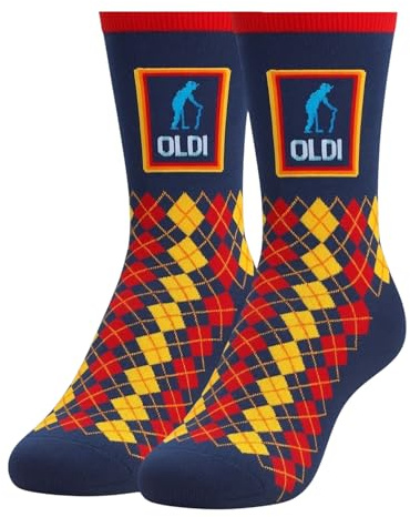 OLDI Funny Joke Socks for Men (UK 6–11) - Novelty Gift for Dad, Grandad, Uncle or Friend - Birthday 40th 50th 60th 70th, Retirement, Pensioner, Old Man Gift, Secret Santa, Christmas Stocking Filler,