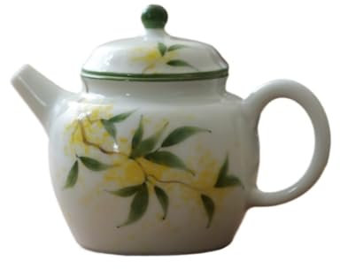 MPOPO Herbal Tea Pot Home Retro Ceramic Kung Fu Tea Set Office Filter Tea Brewer Kitchen Coffee Pot Loose Leaf Tea Steeper