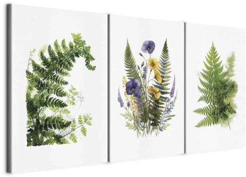 murando - Leinwandbild Set die Schönheit der Natur, 180x90 cm, 3-teilig | Hochwertige Leinwand, sofort aufhängbar, ideal fürs Wohn- oder Schlafzimmer, wasserfest und lichtecht, langlebig, stilvoll