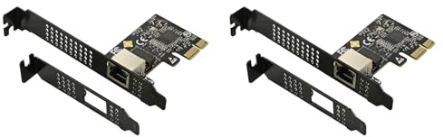 MQODLFP 2 tarjetas de red 5G PCI-E a RJ45 RTL8126 Chip Gigabit Ethernet PCI Express tarjeta de red 5000Mbps 1Gbps/5Gbps