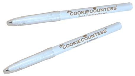 The Cookie Countess Beige Fine Tip Food Marker - Pack of 2
