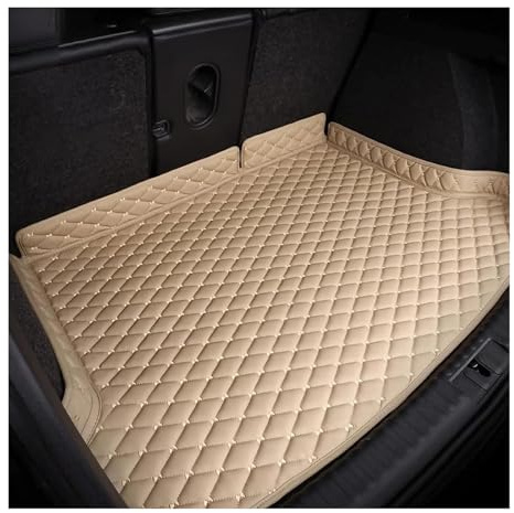 Kofferraummatte, Für VW Golf 7 Variant 2013-2021 Leder Kofferraum Cargo Teppich Kofferraumwanne Kratzfest Schutzmatte Kofferraumschutz,E