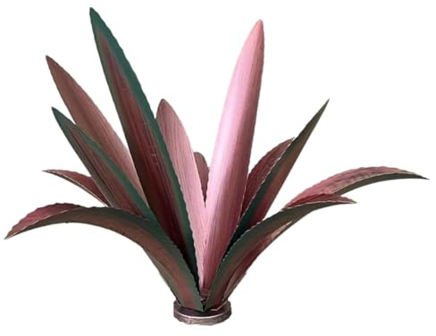 Flaroey 1 PCS Scultura Rustica Tequila, DIY Pianta di Agave in Metallo, Colore Casuale per Decorazione da Giardino e Cortile, Casa e Interni Ed Esterni
