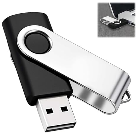 64GB USB 3.0 Flash Drive High Speed Memory Stick Pen Drive | Portable Swivel Thumb Drive for PC Laptop Mac Tablet Data Storage Store 16,000 Songs 21,600 Photos 960 Minutes of Video