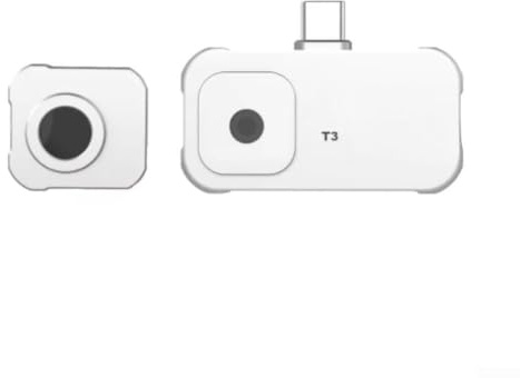 Termocamera a infrarossi per smartphone Tipo-C Rilevatore di calore portatile ad alta frequenza fotogrammi 25Hz con tecnologia TISR Building Check(T3 PRO)
