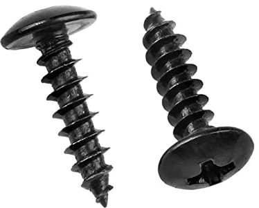 ORANXIN M4 x 12mm 100 Stk Kohlenstoffstahl Runder Kopf Holzschrauben Kreuzschlitz Mushroom Selbstschneidend Schrauben