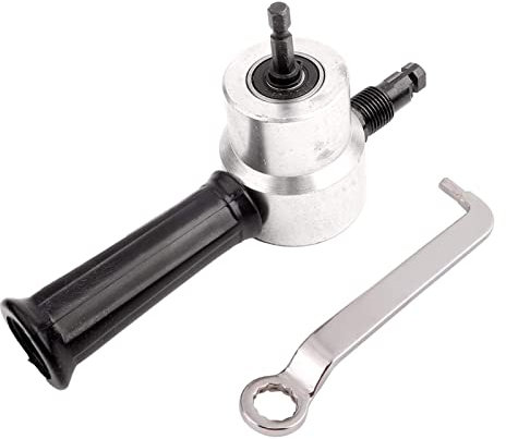 Double Head Metal Sheet Cutter Adjustable Metal Nibbler Cutter Electric Power Drill Nibbler Cutting Tool Kit