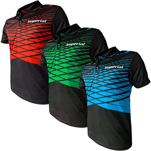 Imperial Shirt F-9 (rot - 4XL) | - Funktionsfaser Tischtennis Shirt | Tischtennis Trikot | Tischtennis Hemd | TT-Spezial - Schütt Tischtennis
