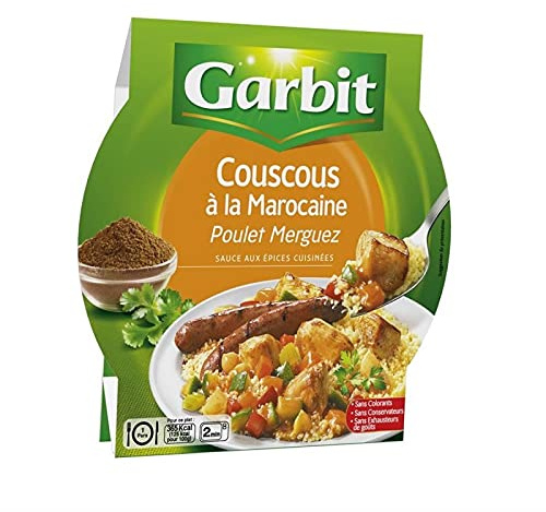 GARBIT - Couscous À La Marocaine 285G - Lot De 4 - Offre Special
