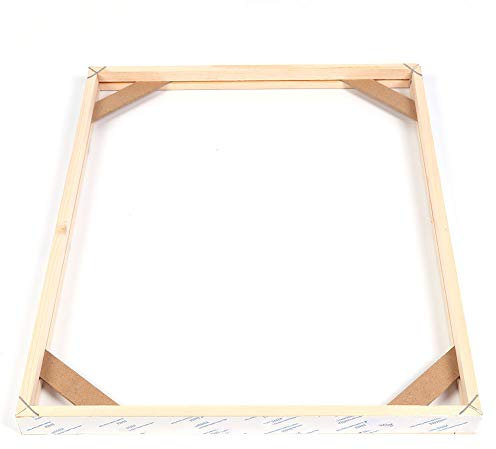 DIY Modern Style Wooden Photo Frame Kit - Easy to Build, Flat Frame for Wall Art, Canvas, Oil Painting, Artwork (40cm x 50cm)