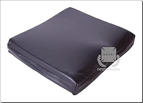 Ortotex Cojin Antiescaras Silla de Ruedas | Cojin Antiescaras de Espuma Viscoelástica Alta Densidad | Cojin Inyectado Viscoelastico Anatomico 80 Kg/m3 | Marca