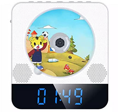 ZXNQ DVD Bluetooth, CD, CD-G, HD-CD, Lecteur WMA, Connexion par câble AV/HDMI, Lecture de Carte TF/Disque U, mémoire de Point d'arrêt, répétition A-B,Blanc