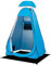 BRIAN & DANY Duschzelt Camping, Pop Up Toilettenzelt, Tragbares Umkleidezelt mit Regenschutz und Fenstern, Sichtschutz Zelt für Outdoor, UPF 50+ Wasserdicht, 120 x 120 x 195 cm, Blau