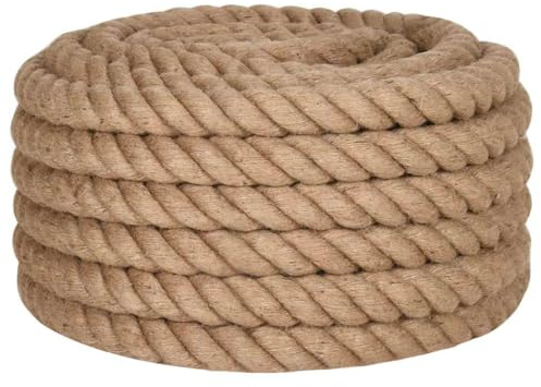 vidaXL Corda in Juta Lunga 10 m Spessa 40 mm