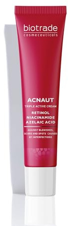Biotrade Triple Active Spot Cream mit Retinol, Azelainsäure und Niacinamid – Sanfte Pflege bei Unreinheiten und fettiger Haut sowie Makeln nach Unreinheiten – 30 ml