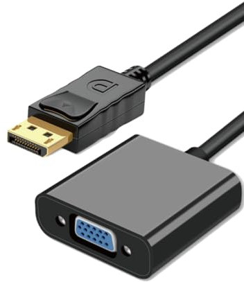 DOKI Adaptateur AD1760 DP mâle vers VGA Femelle