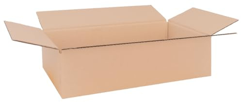 verpacking Faltkartons 365 x 190 x 90 mm KK 85 Braun [Größe und Stückzahl wählbar] 1-wellig mittelgroße Kartons 25 Stück