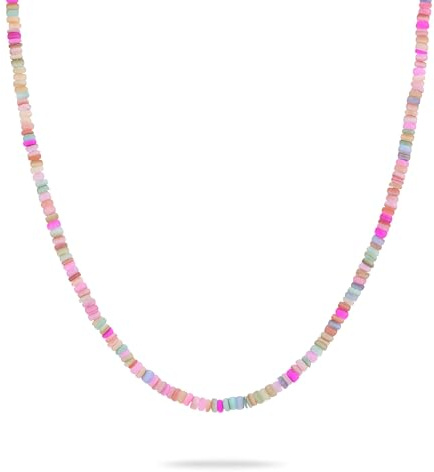 Tamaris Beads Charms Collection aus Edelstahl - Halsketten kombinierbar Charm-Sets & individualisierbare Geschenkidee - Roségold-Pink