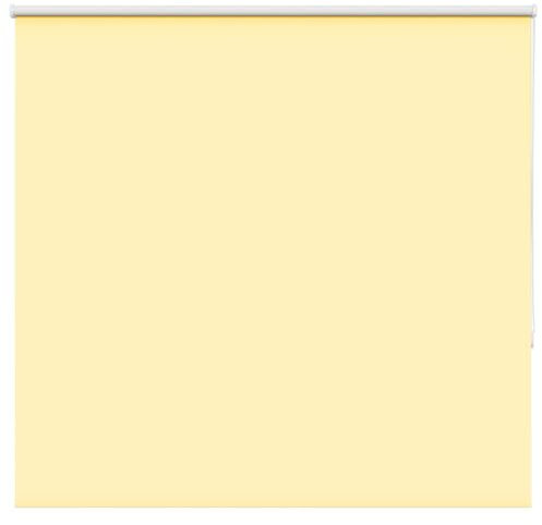 Estor enrollable opaco amarillo 160 x 150 cm, ancho de la tela 156,6 cm, poliéster