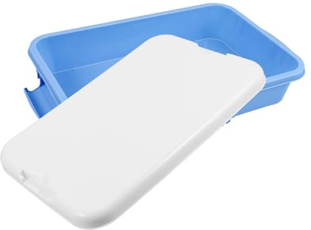 Abaodam 1pieza Caja De Arena Portátil con Tapa Bandeja De Almacenamiento De Juguetes Arenero Multifuncional para Organizador De Plástico y para Actividades Interiores y Exteriores