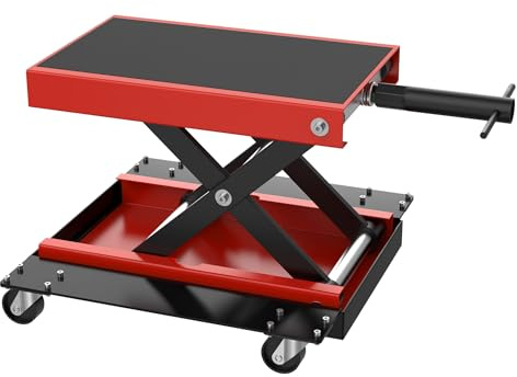 FIVMEN Cric de moto - Hauteur réglable - 125 à 350 mm - Pour moto - Charge maximale : 500 kg - Type D