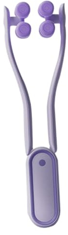 COLLBATH Gesichtsmassagegerät Roller gegen Doppelkinn Manuell Gesichtsroller zur Hautstraffung und Lifting Massage für Damen Entspannendes Hautpflege tool in Elegantem Violett
