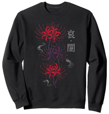 Soft Grunge Higanbana Lys d'araignée Japonais, Anime et Manga Sweatshirt