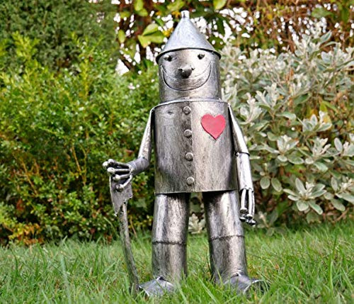 RP Home New Vintage Metal Tin Man Garden Lawn Art Sculpture Ornament (41 cm)