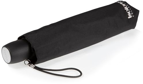 Parapluie Isotoner 3 Sections Ouverture Manuelle Noir