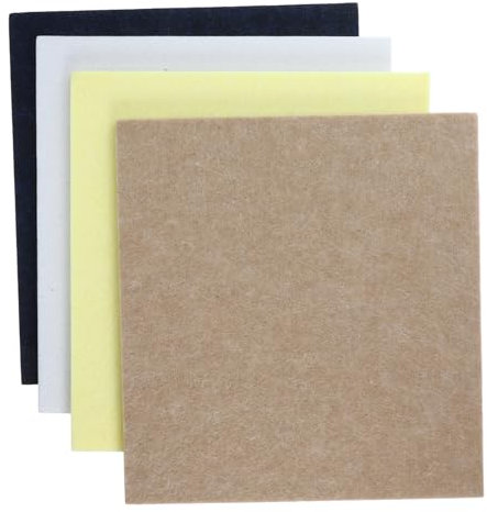 Gogogmee 4stücke Selbstklebende Filz-wandfliesen Quadratische Pinnwand Für Notizen Für Zuhause Büro Und Schule