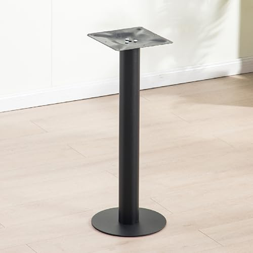 Patas de mesa de metal resistentes de una sola columna, patas de escritorio, tubo redondo, patas de mostrador de muebles, barra de desayuno, soporte de mesa de trabajo, capacidad de carga de 300 kg,